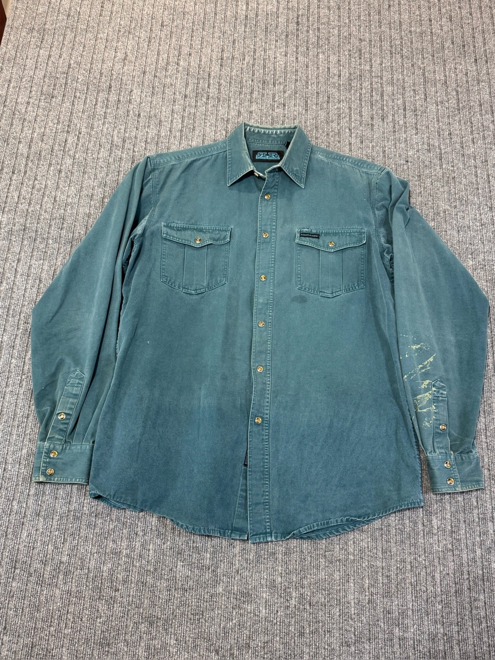 Ridge Rider Pearl Snap Heavy‎ Cotton LT